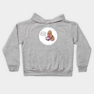 Gray Ace Pride: Aggressively Inclusive Bean Kids Hoodie